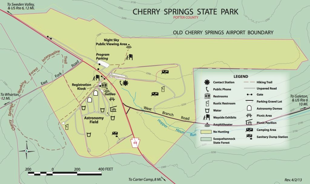 Cherry Springs State Park Sky Chart